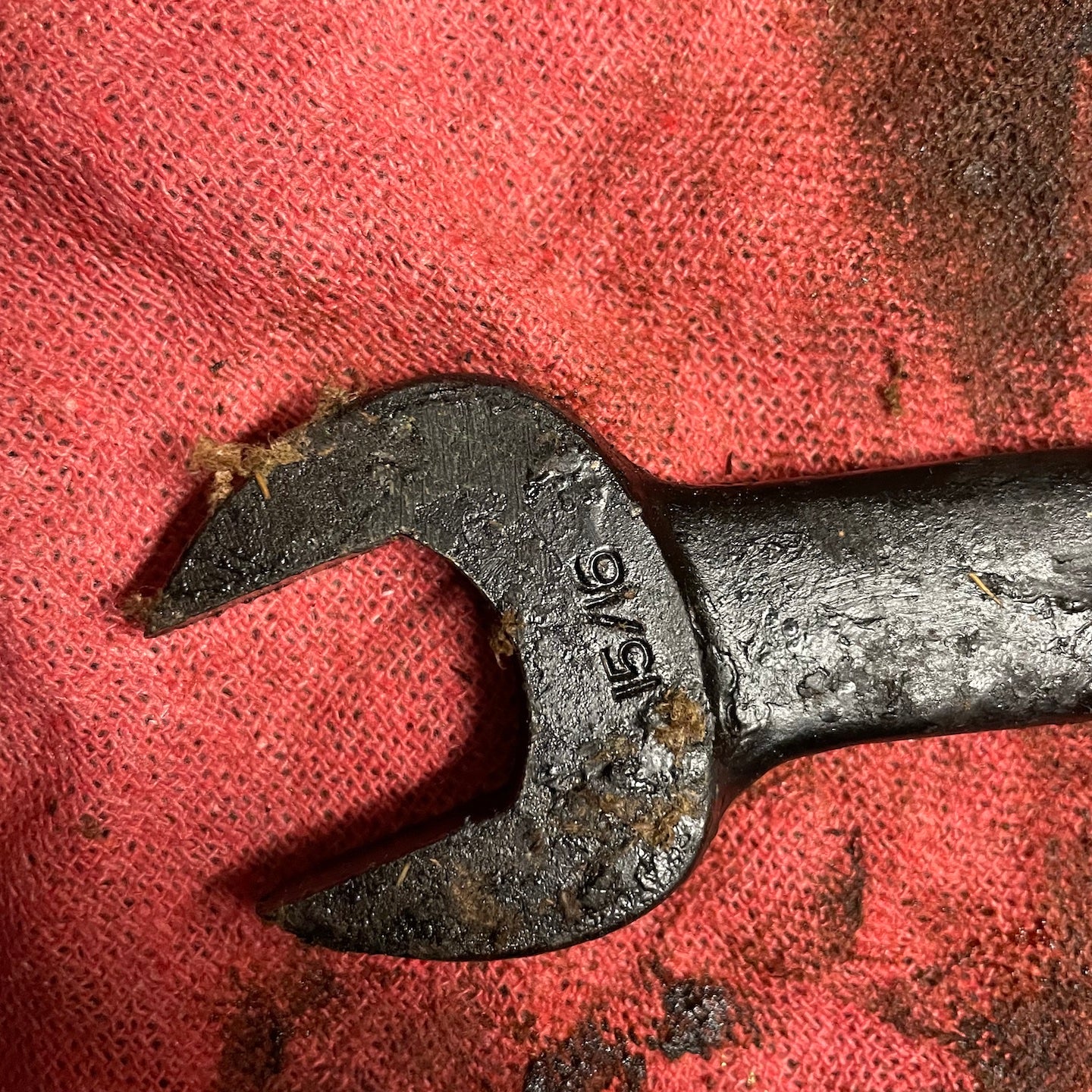 NOS WWII Era Fairmount 15/16" x 1" Open End Wrench