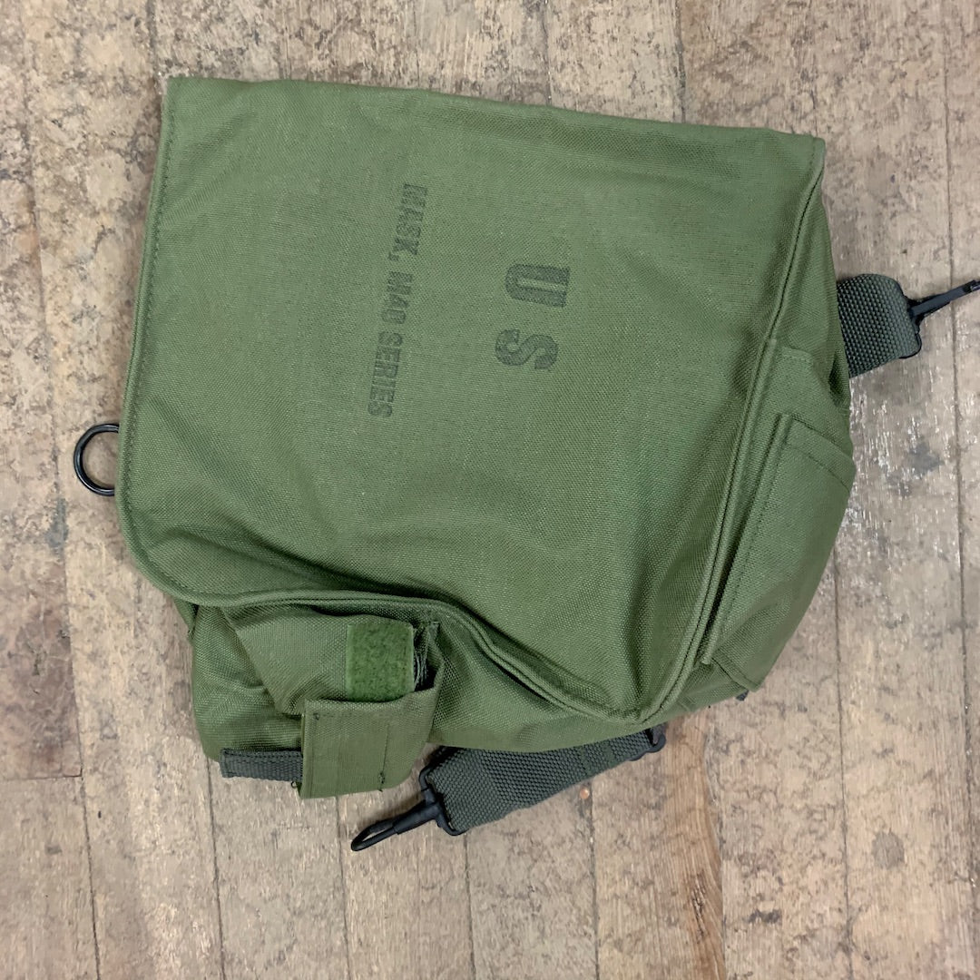 US Military Gas Mask Carrier / Pouch with Strap (New) – Harry J