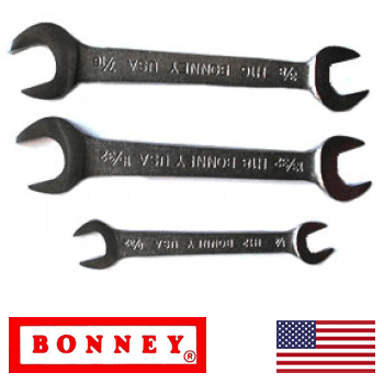 3 pc mini open end wrench set Bonney (H121618)