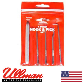 Ullman 4 Piece Hook and Pick Set (H4W)