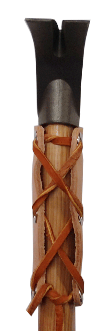 US Made Top Grain Leather Hammer & Hatchet Collar w/ Eyelets & Laces (HC1)