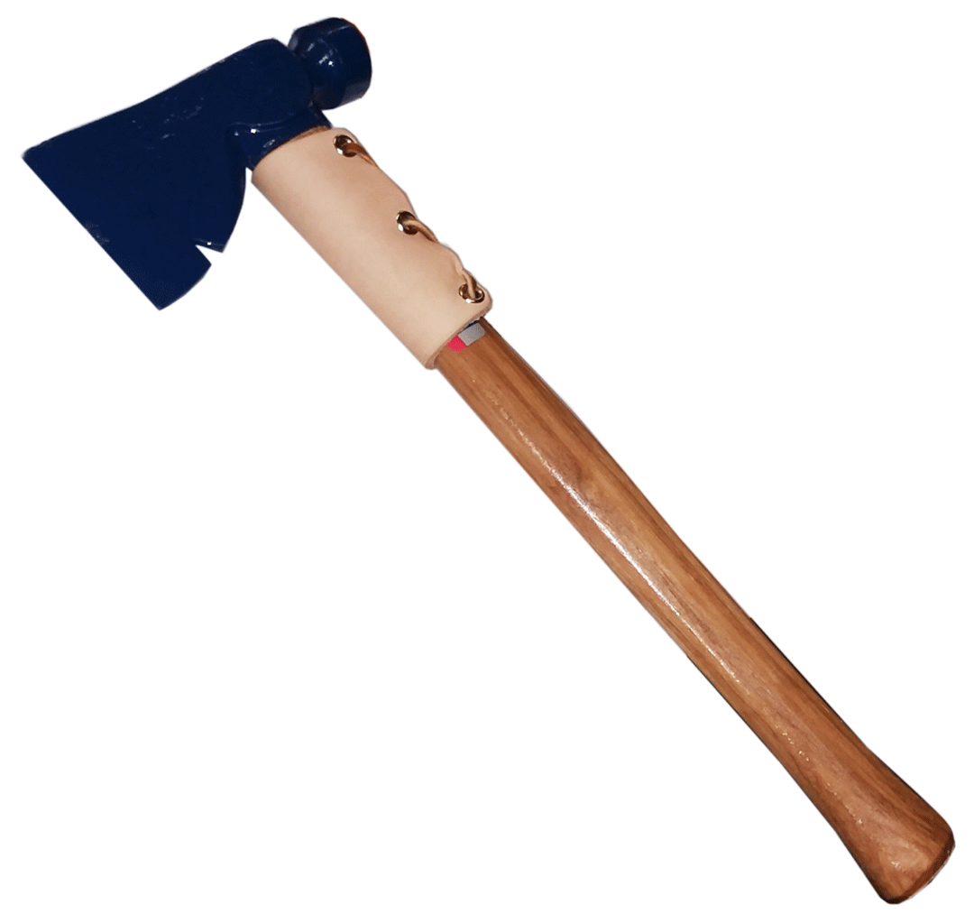 US Made Top Grain Leather Hammer & Hatchet Collar w/ Eyelets & Laces (HC1)