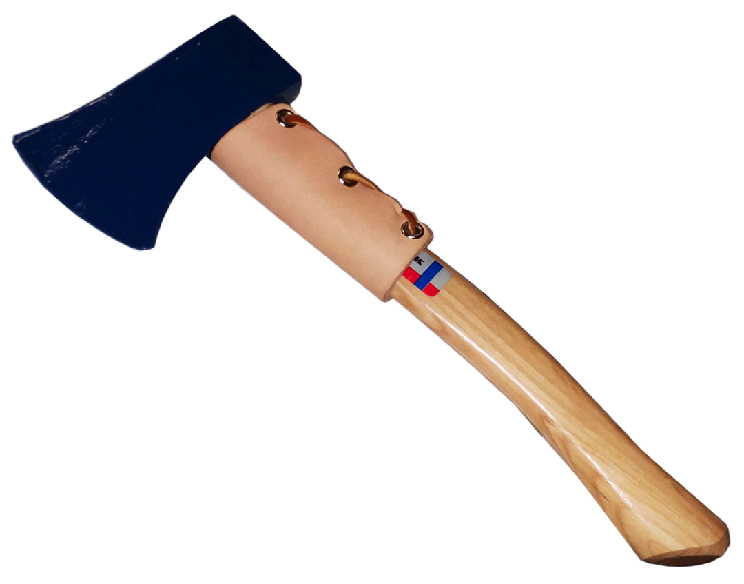 US Made Top Grain Leather Hammer & Hatchet Collar w/ Eyelets & Laces (HC1)
