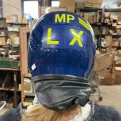 Used British Anti-Riot "Topper" Helmet with Face Shield (ANTI-RIOT)