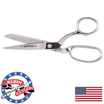 Klein Cutlery Heritage 7" Bent Trimmer Scissors (207-H)