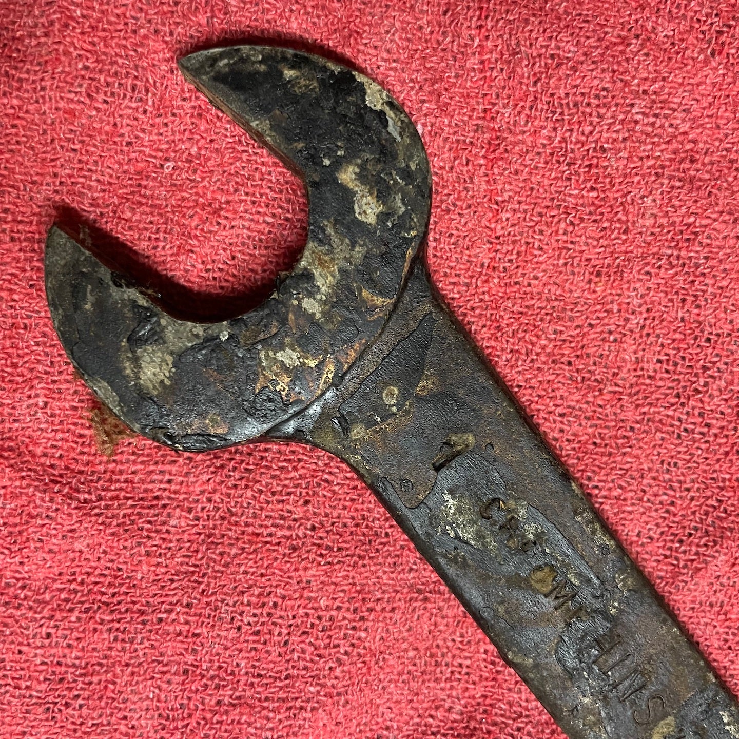 Hinsdale NOS WWII Era Open End 1" x 15/16" Wrench