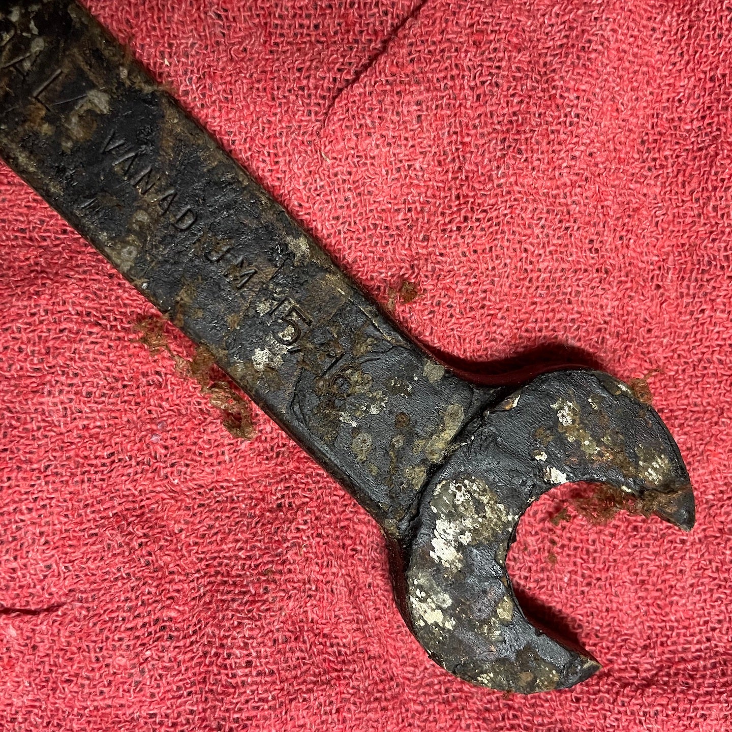 Hinsdale NOS WWII Era Open End 1" x 15/16" Wrench