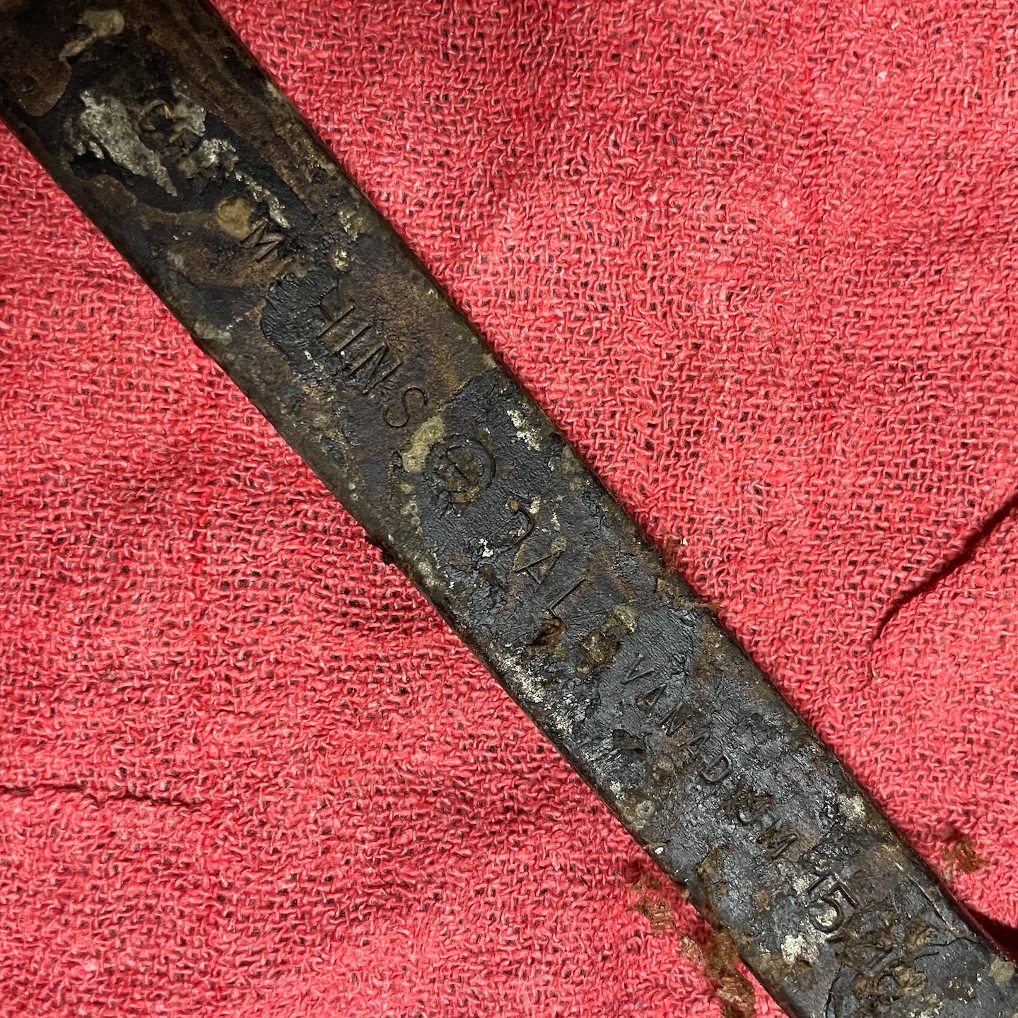 Hinsdale NOS WWII Era Open End 1" x 15/16" Wrench