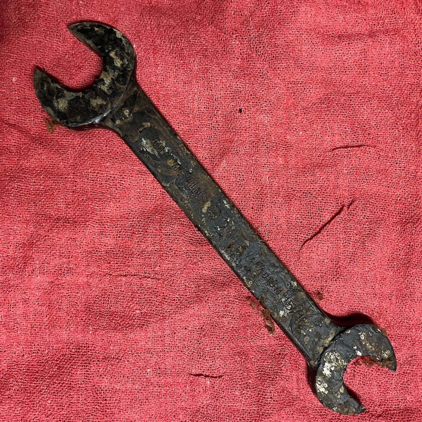 Hinsdale NOS WWII Era Open End 1" x 15/16" Wrench