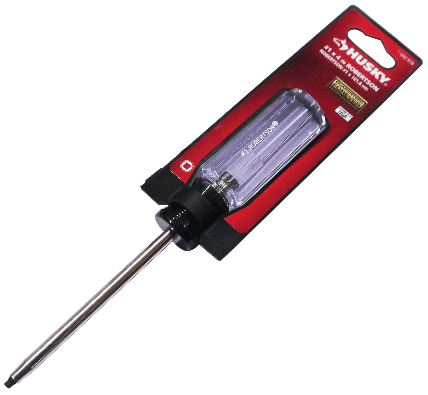 Husky #1 x 4" Robertson (Square) Screwdriver (692-878)