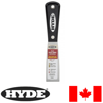 1 1/4" Hyde #2000 Flexible Plastic Handle Putty Knife (2000)