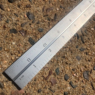 PEC 12" 4R Grooved Rule (32nds/64ths & 8ths/16ths) w/ Blemish (7185-012B)