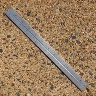 PEC 12" 4R Grooved Rule (32nds/64ths & 8ths/16ths) w/ Blemish (7185-012B)