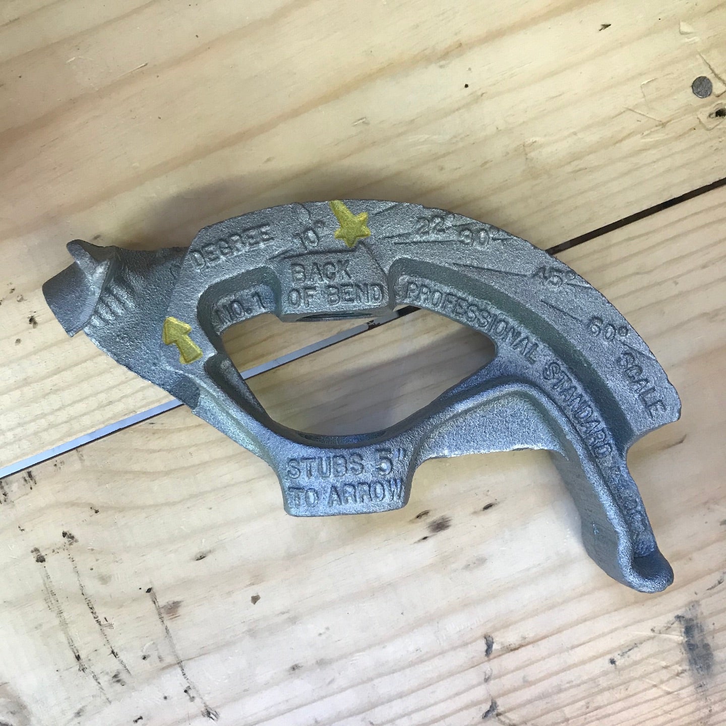 Klein Conduit Bender Head 1/2 in. EMT 3/4 in. IPS Handle Malleable Iron (51201)
