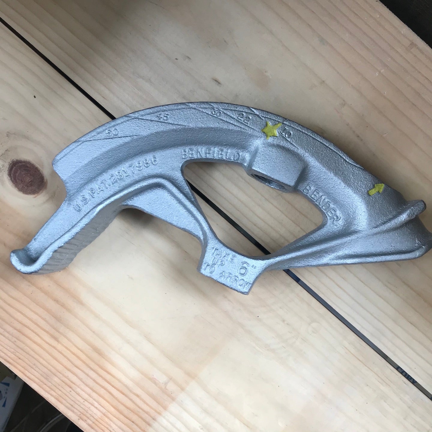 Klein Conduit Bender Head 3/4" EMT, 1/2" Rigid/IMC (51202)