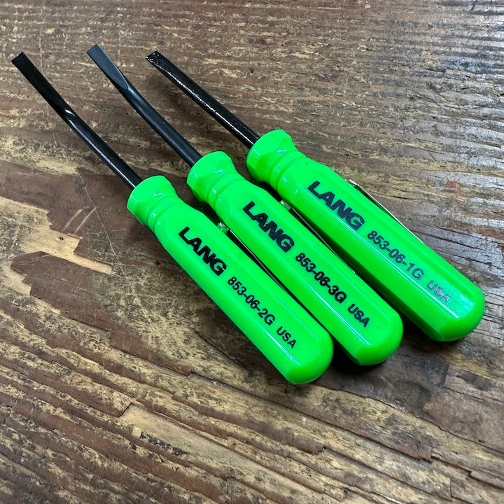 Lang 3pc Mini Green Pry Bar Set (853-06-3STG)