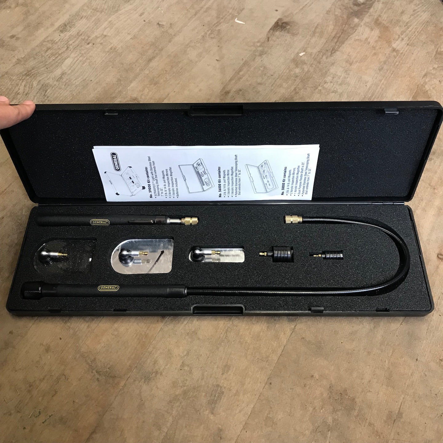Inspection Kit - Quick Change Telescoping Shaft - Lg (58000)