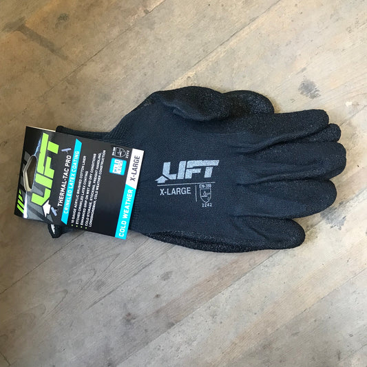 Lift Thermal-Tac Pro Crinkled Latex Coating Cold Weather Gloves L (GPT-12KL)