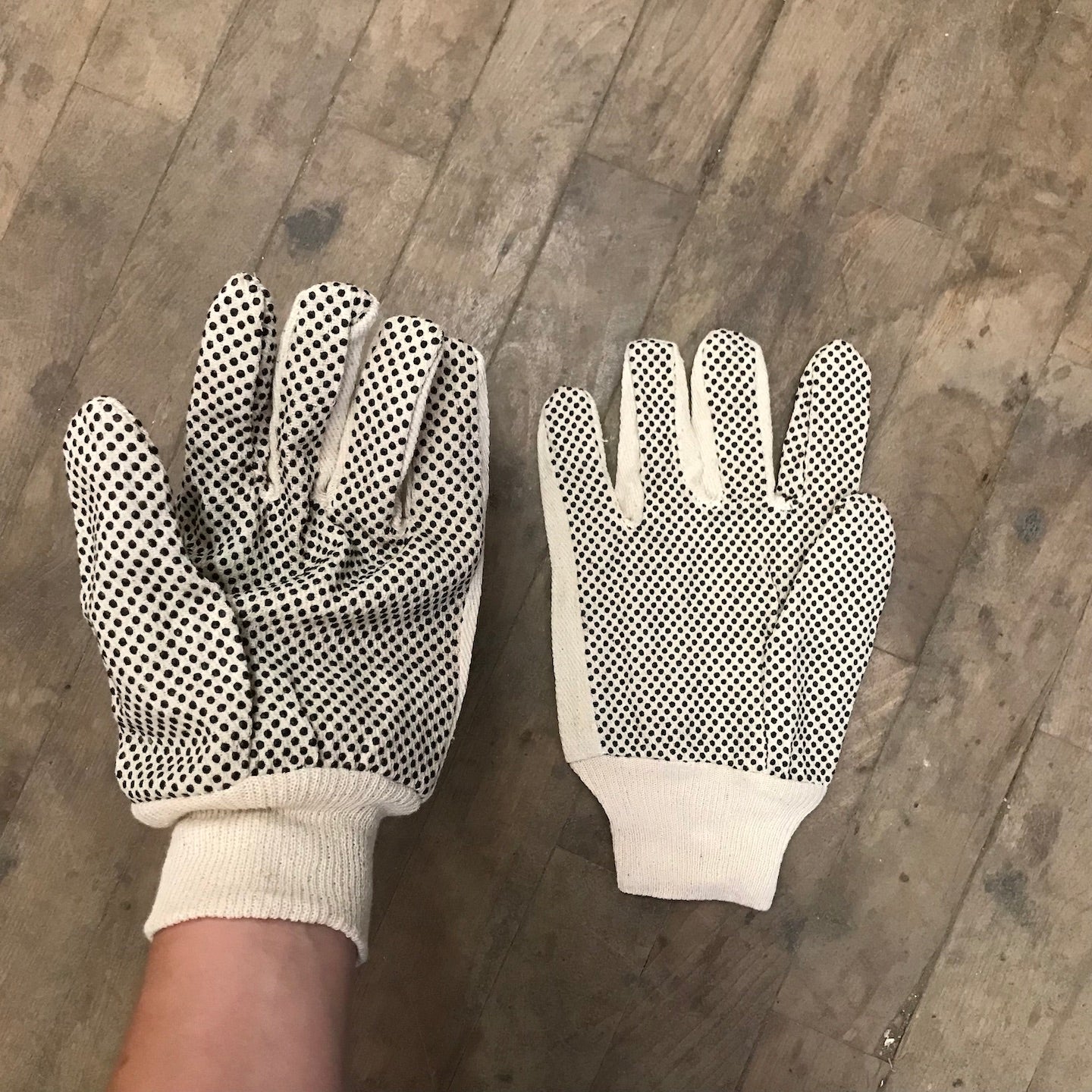 Plastic Dot Gloves (26297)