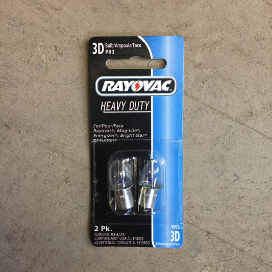 Rayovac Heavy Duty 3D Bulbs