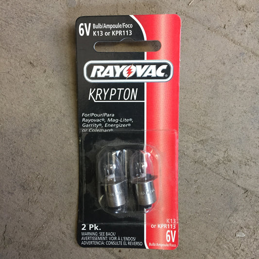 Rayovac Krytpon 6V Bulbs