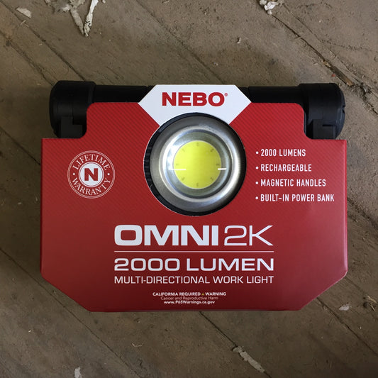 Nebo Omni 2K Lumen Multi-Directional Work Light (NEB-WLT-0015)
