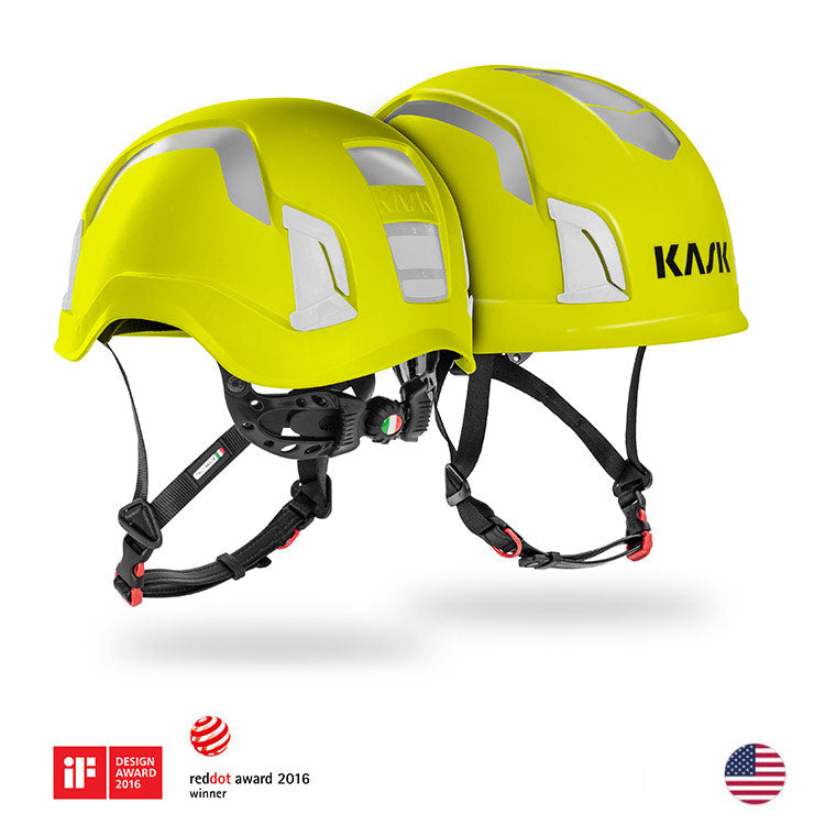 KASK Zenith XL Helmet (Hard Hat) Hi-Viz Lime Fluorescent