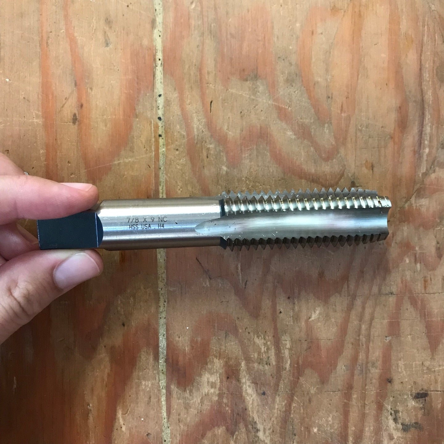 Norseman 7/8" 9 High Speed 4 Flute Plug Tap (55072)