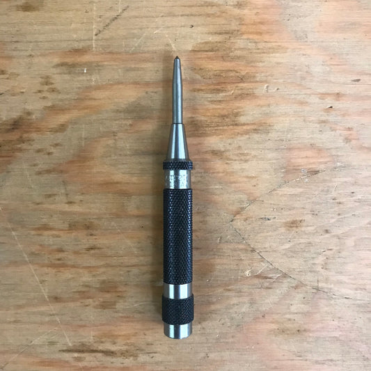 Starrett 4" Long 9/16" Diameter Automatic Center Punch (18AA)