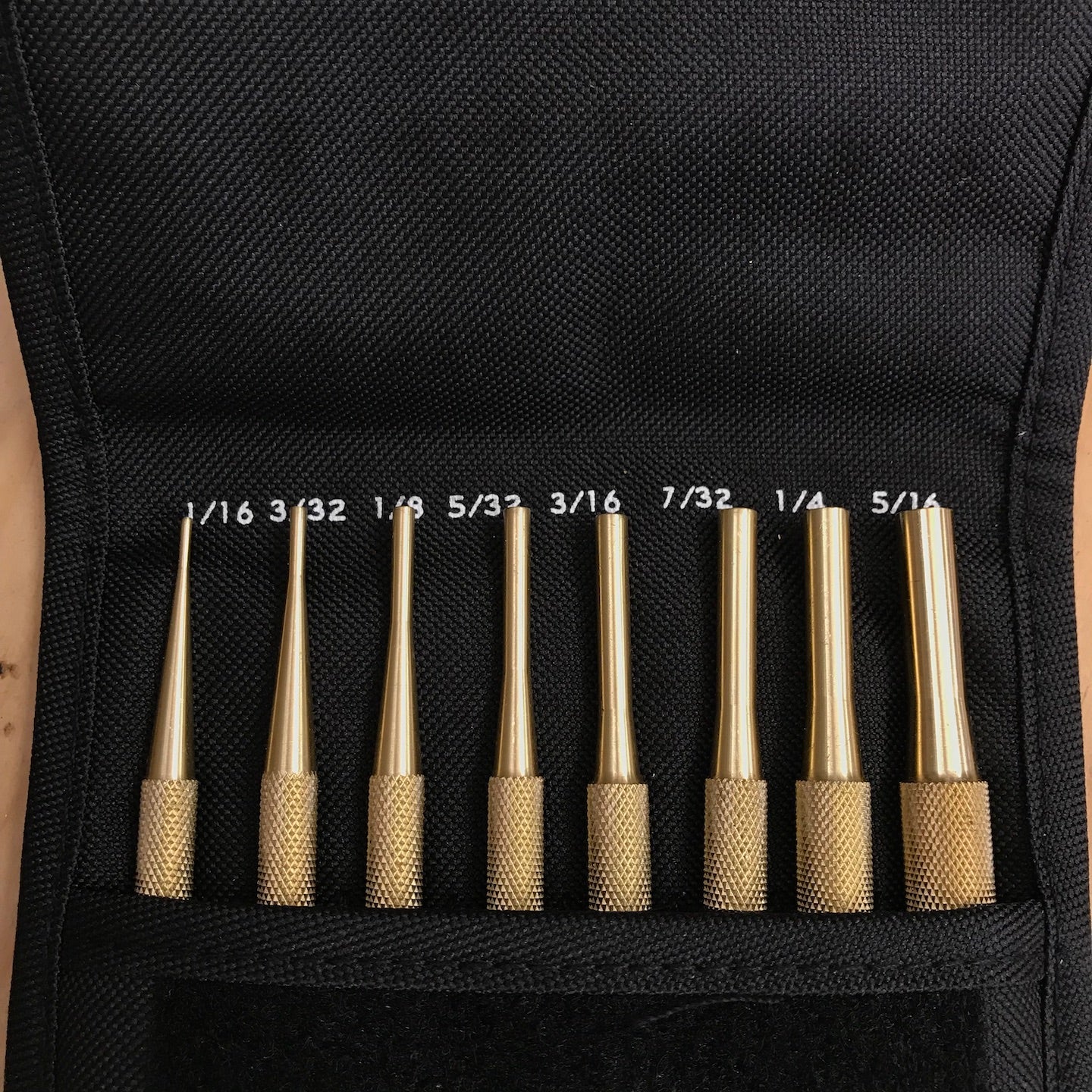 Starrett 8 Pc. Brass Drive Pin Punch Set (SB565Z) – Harry J