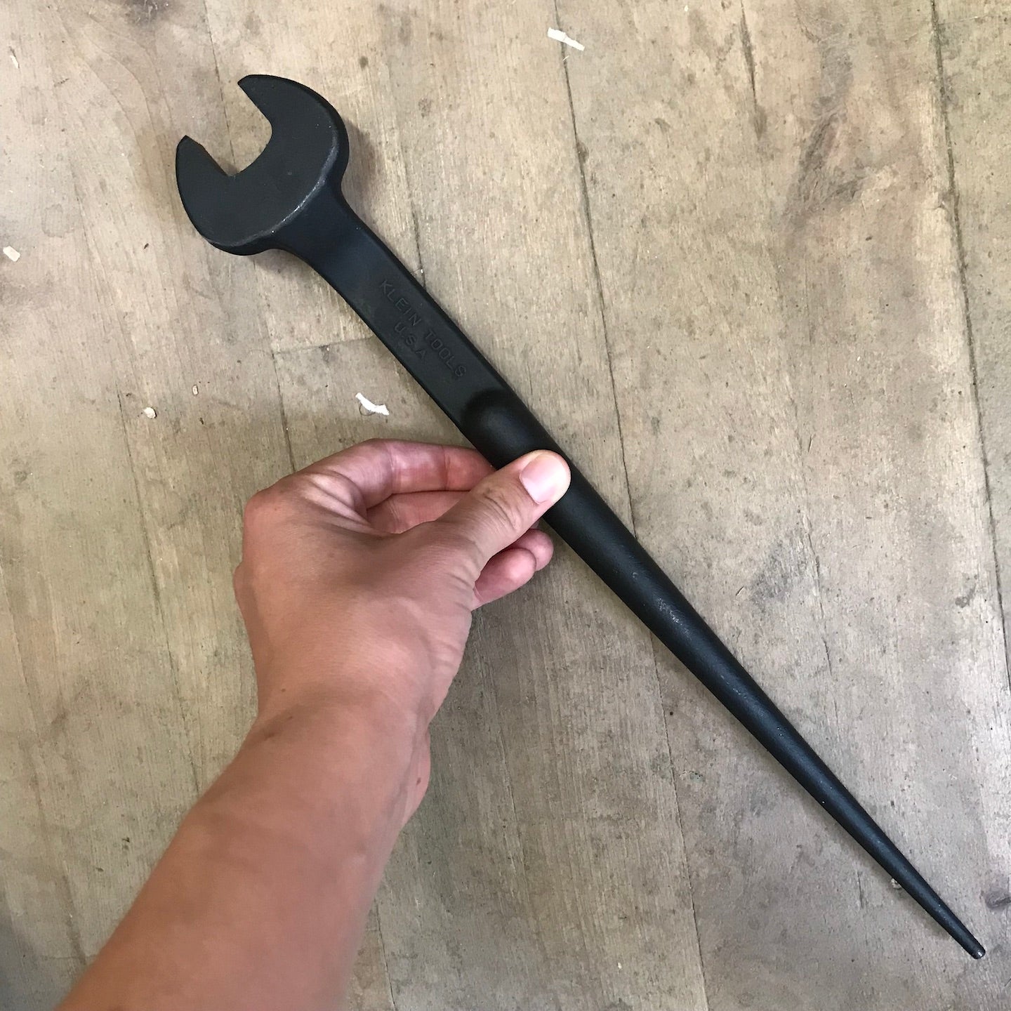 Klein Spud Wrench 7/8" Nominal Opening for Heavy Nut (3210H)