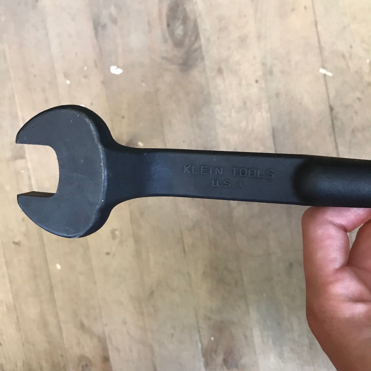Klein Spud Wrench 7/8" Nominal Opening for Heavy Nut (3210H)