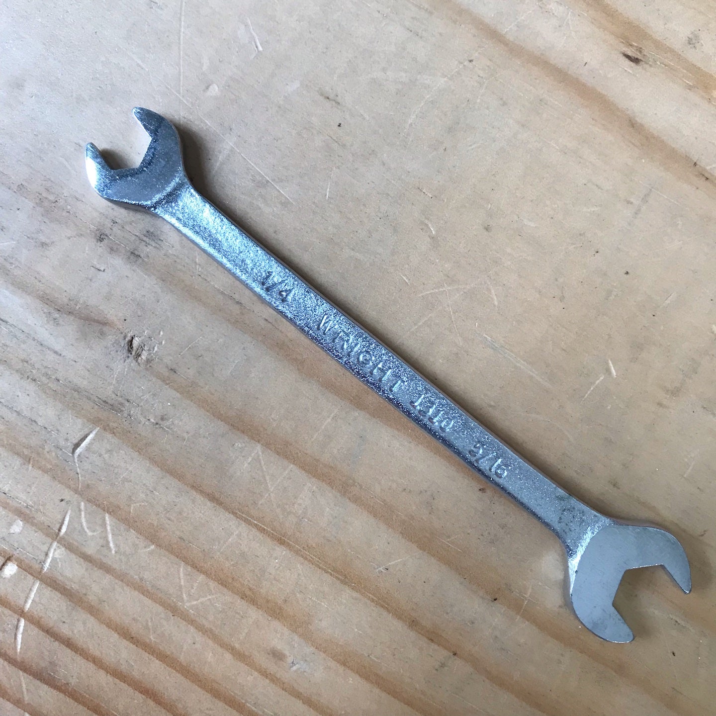 NOS Wright 5/16" x 1/4" Open End Wrench (1310-C)