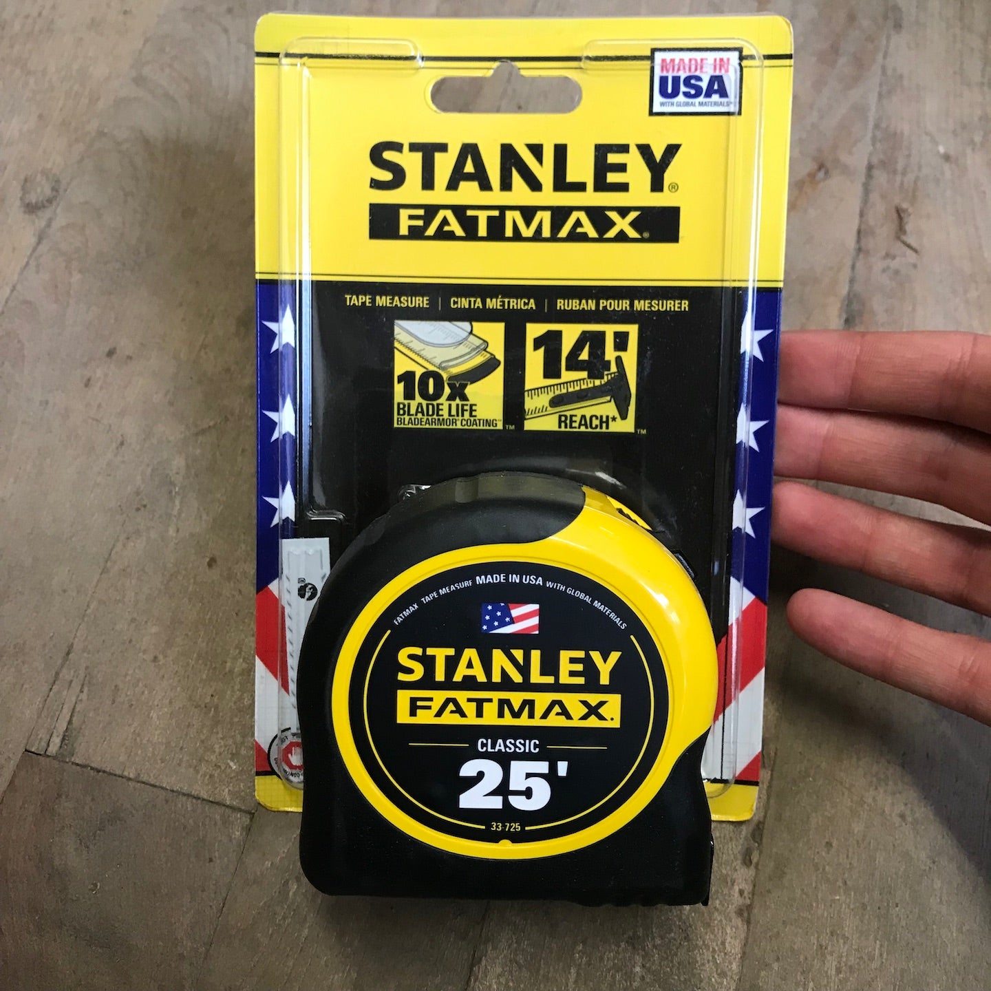 Stanley Fatmax 25' x 1 1/4" Tape Measure (33-725)