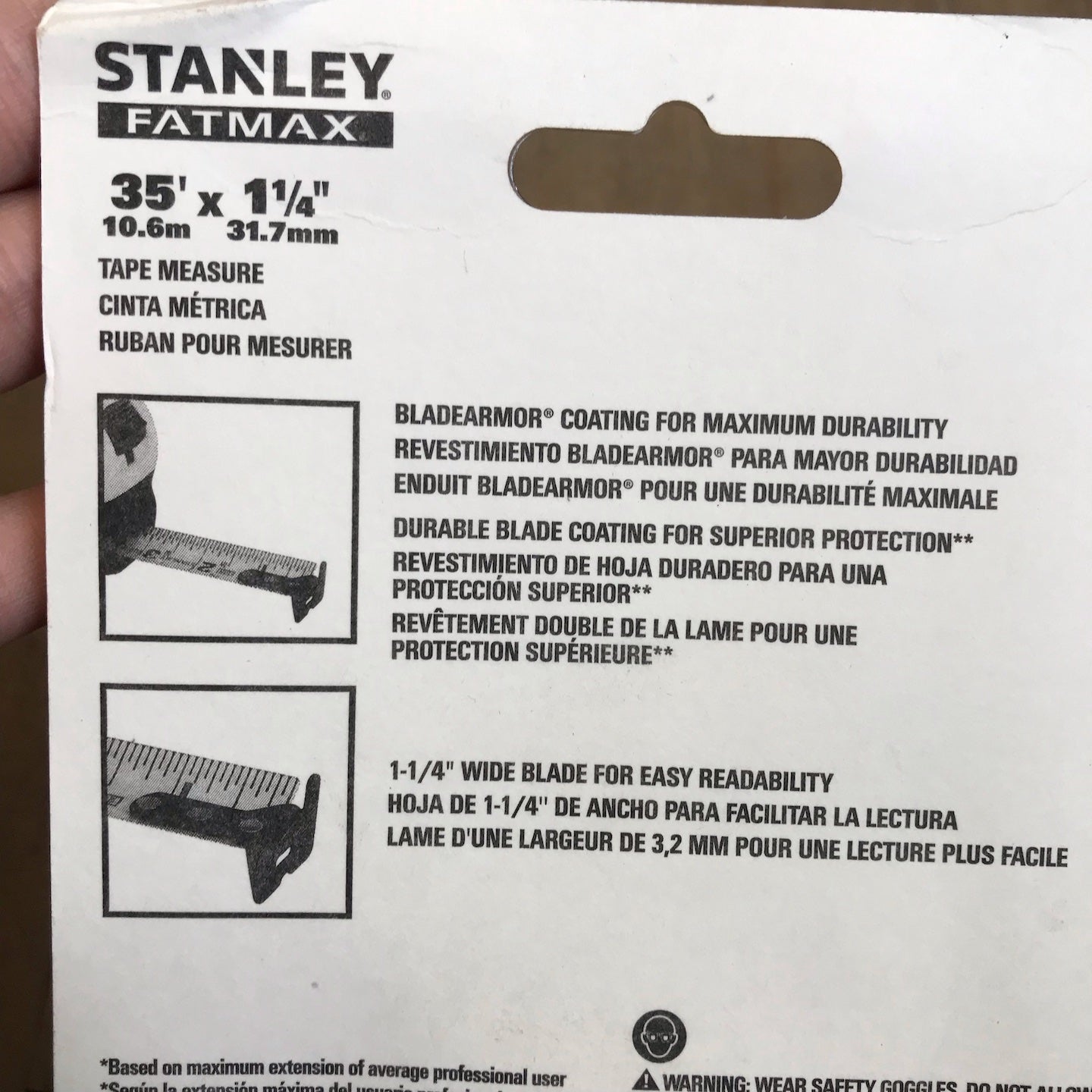 Stanley Fatmax 35' x 1 1/4" Tape Measure (33-735)