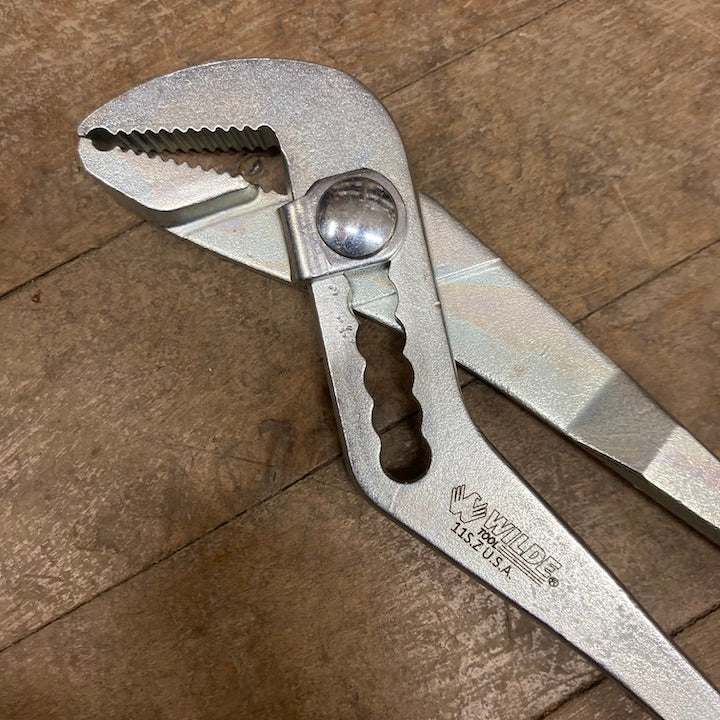Wilde 11" Water Pump Pliers - Knurled w/ Zinc Finish (11S.Z/BB)