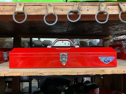 Pioneer Steel Red Toolbox 19 3/4" x 6" x 4" (R104)