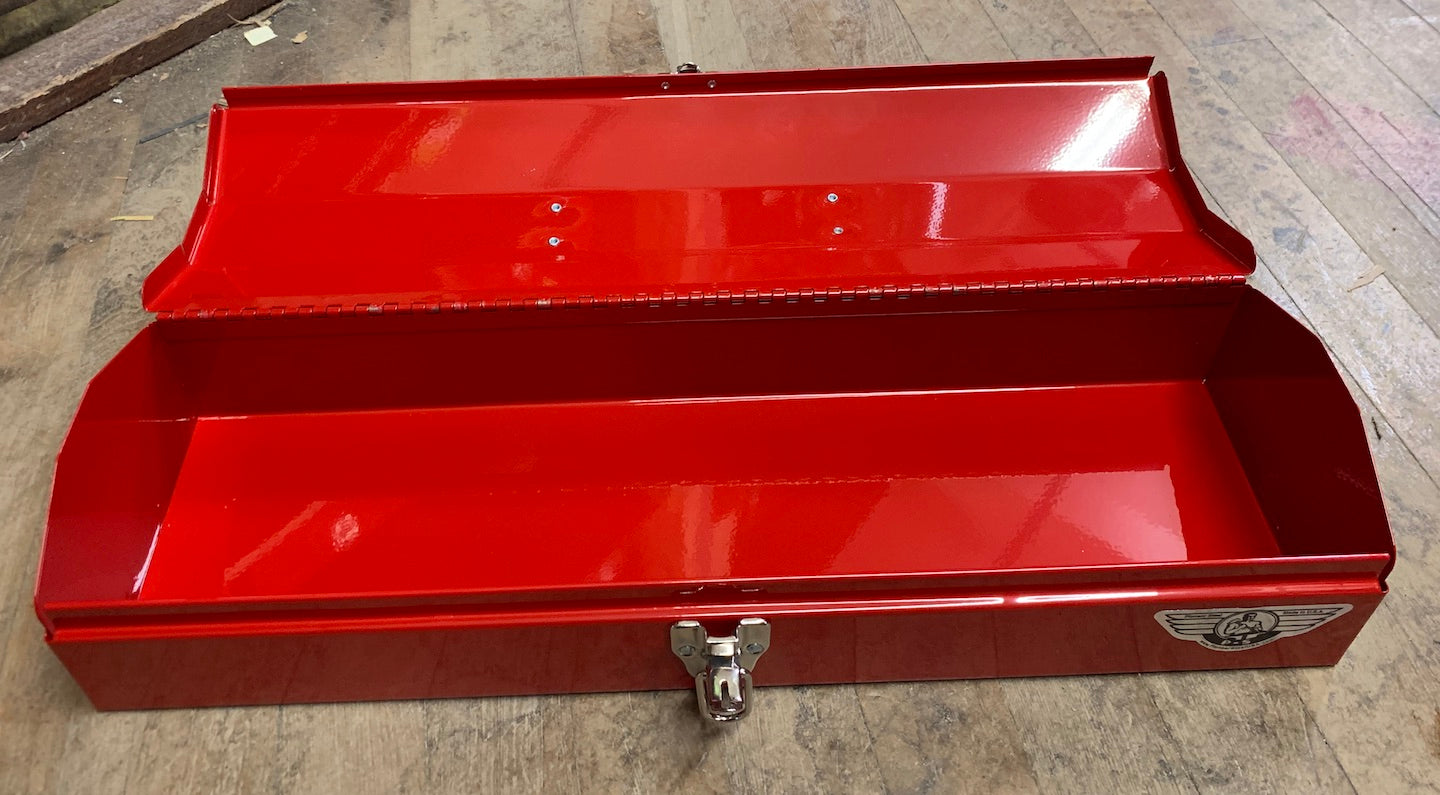 Pioneer Steel Red Toolbox 19 3/4" x 6" x 4" (R104)