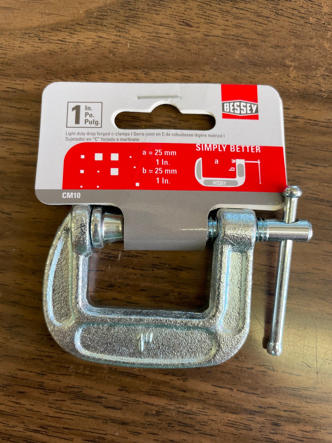 Bessey 1" Drop Forged C Clamp (CM10)