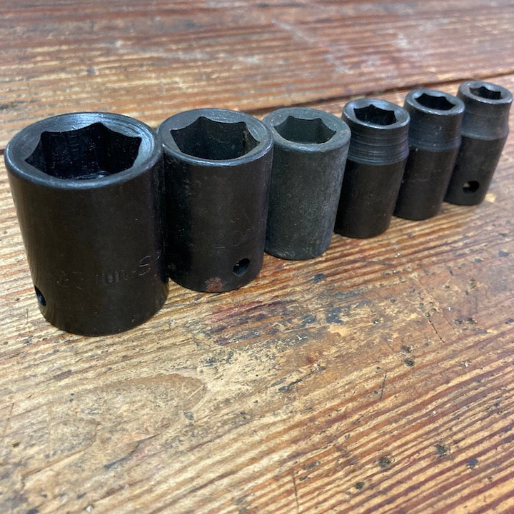1/2 Dr Metric Impact Socket Set SK 6 pcs (Some surface rust)