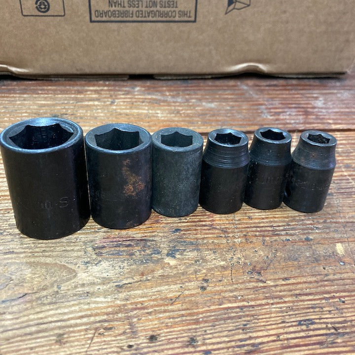 1/2 Dr Metric Impact Socket Set SK 6 pcs (Some surface rust)
