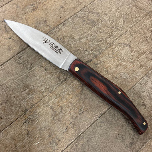 Cudeman Drop Point Stainless Pocket Knife  (443-R)