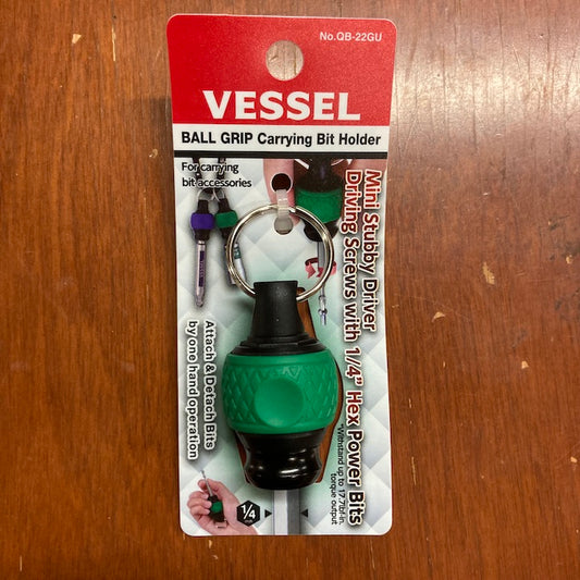 Vessel Tool Ball Grip Carrying Bit Holder (QB22GU)