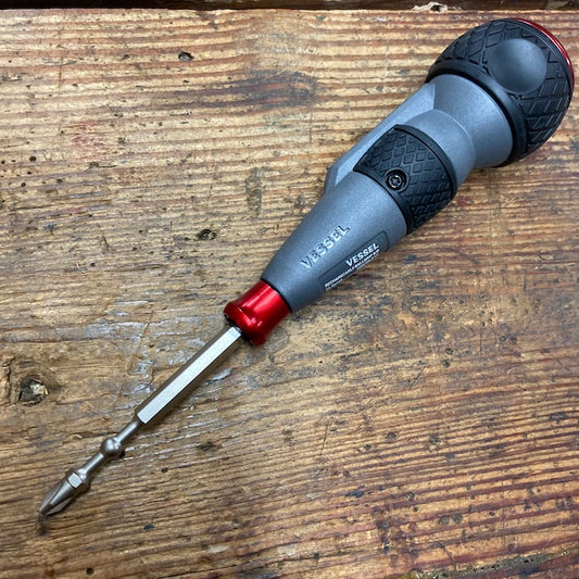 Vessel Tool High Torque Cordless Rechargeable Ball Grip Screwdriver (220USB-1U)