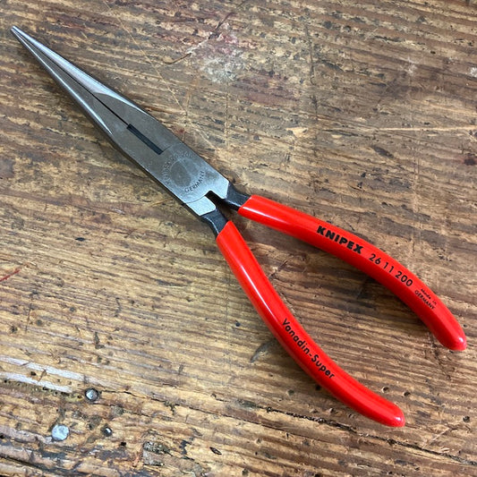 Knipex 8" Long Nose Pliers with Cutter (2611200)