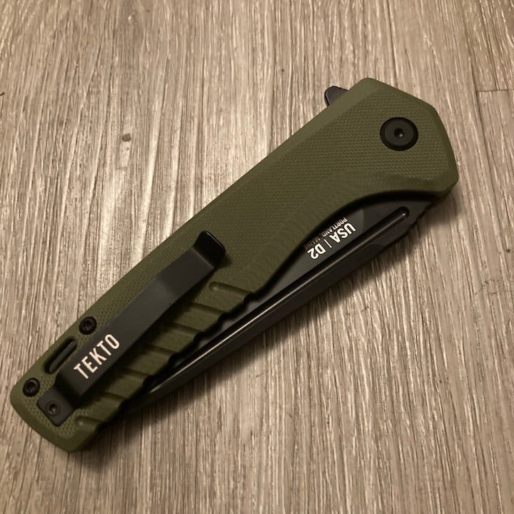 Tekto Knives F3 Charlie Button Lock (TKTF3)
