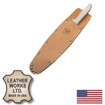 US Made Top Grain Leather Sheath for 8" Insulators Knives / 10" Scissors (H21)