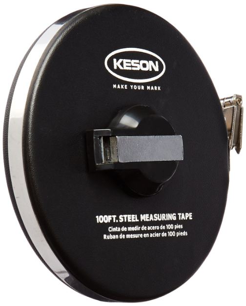 Keson 100' Closed Case Steel Blade Tape ST10018 (ST10018)
