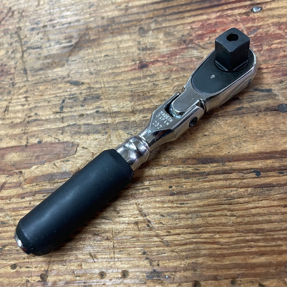 Ko-Ken 1/4" Body w/ 3/8" Drive Flex Head 72 Tooth Quick Release Z-Series Ratchet (2726ZB-3/8)