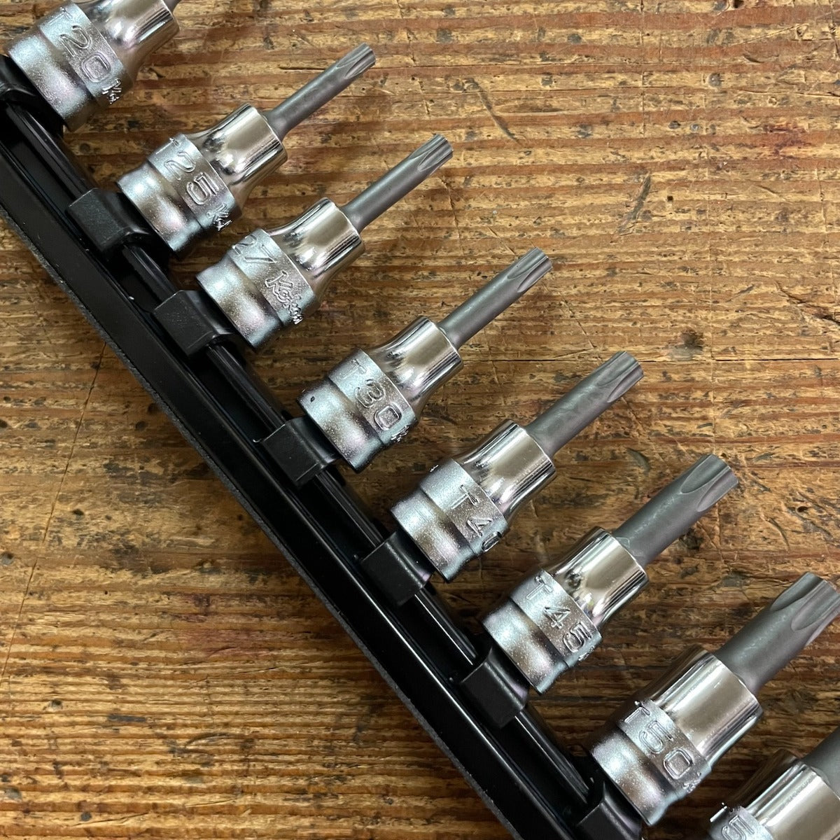 Koken 3/8" Drive Z-Series T20 to T55 Torx Socket Set (RS3025Z/8-L50)